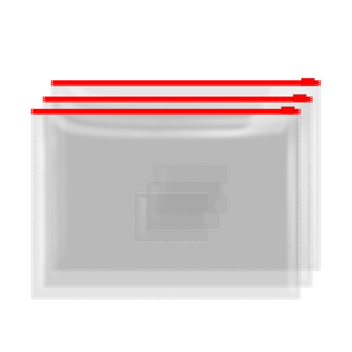 Plastic Clear Document Bags With Pocket Plactic Envelope