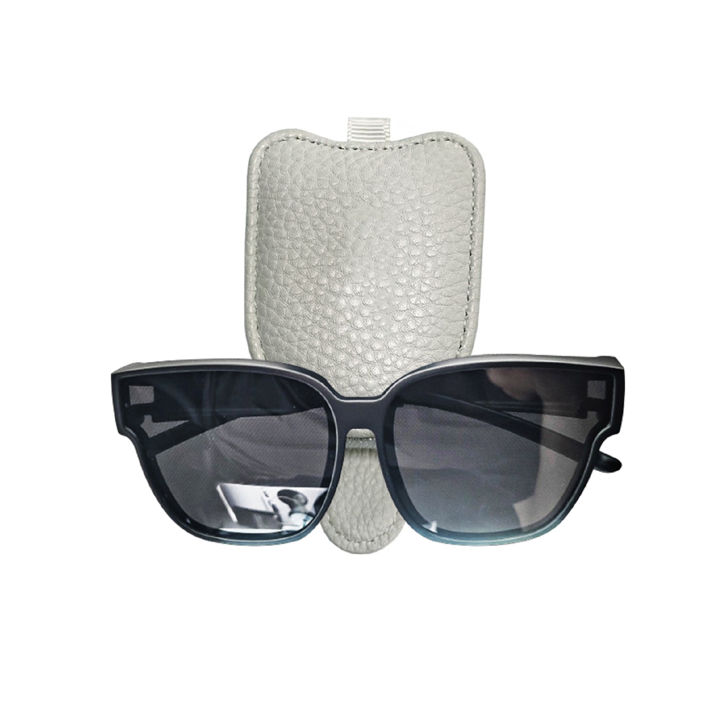 Magnetic Sunglasses Holder for Car Visor PU Clips for Glasses
