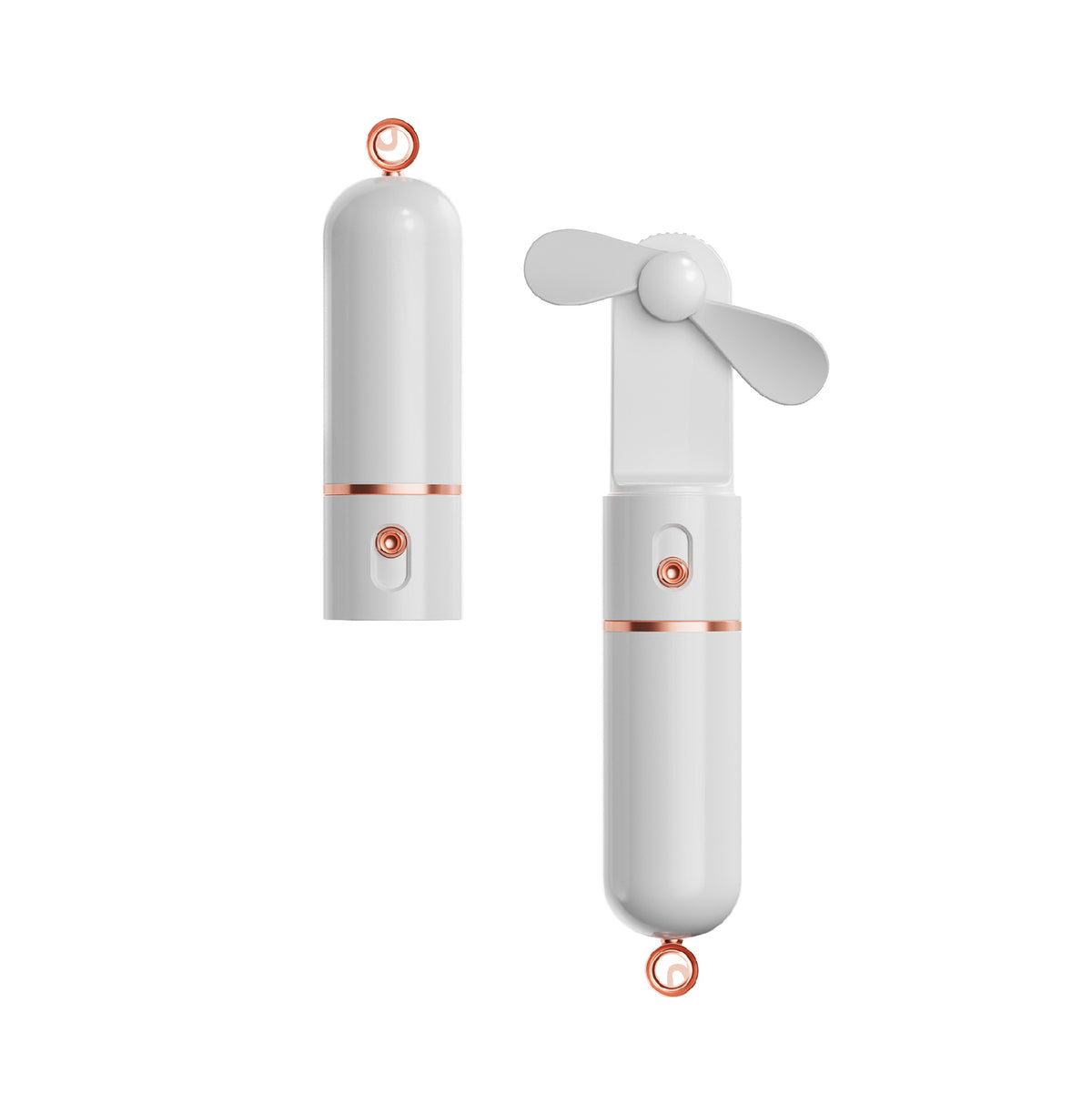 Handheld Fan with Powerbank 2" 1 Personal Pocket Fan Desktop Fan 3 Speeds Emergent Power Bank
