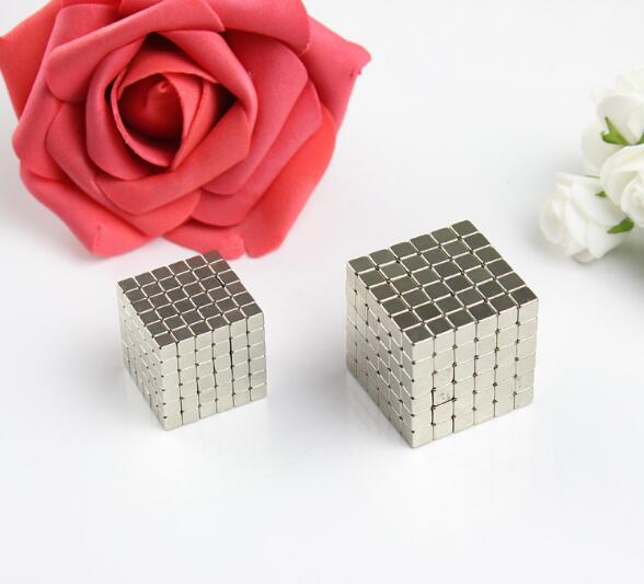 3 mm Silver Magnet Building Cubes (216 pcs)