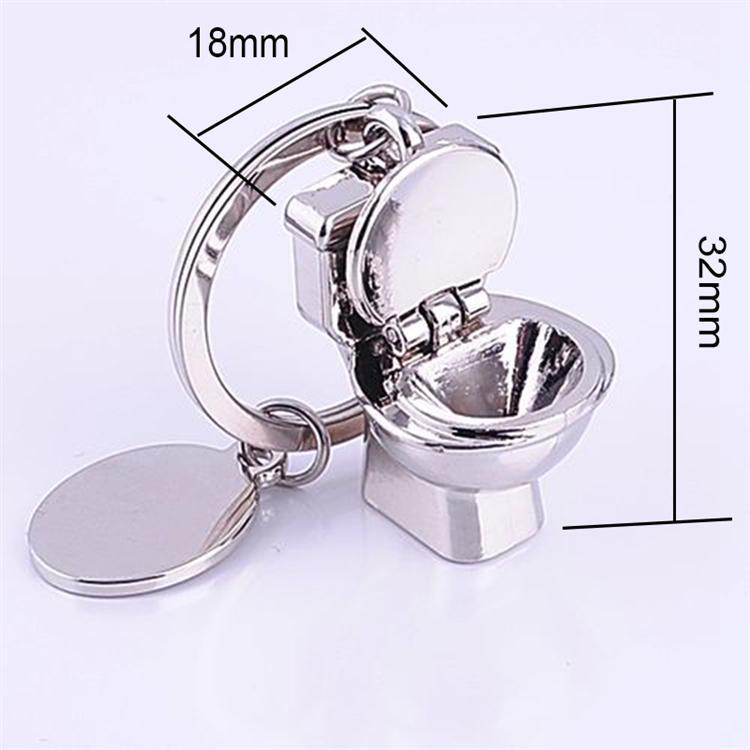 Toilet Shaped Key Chain