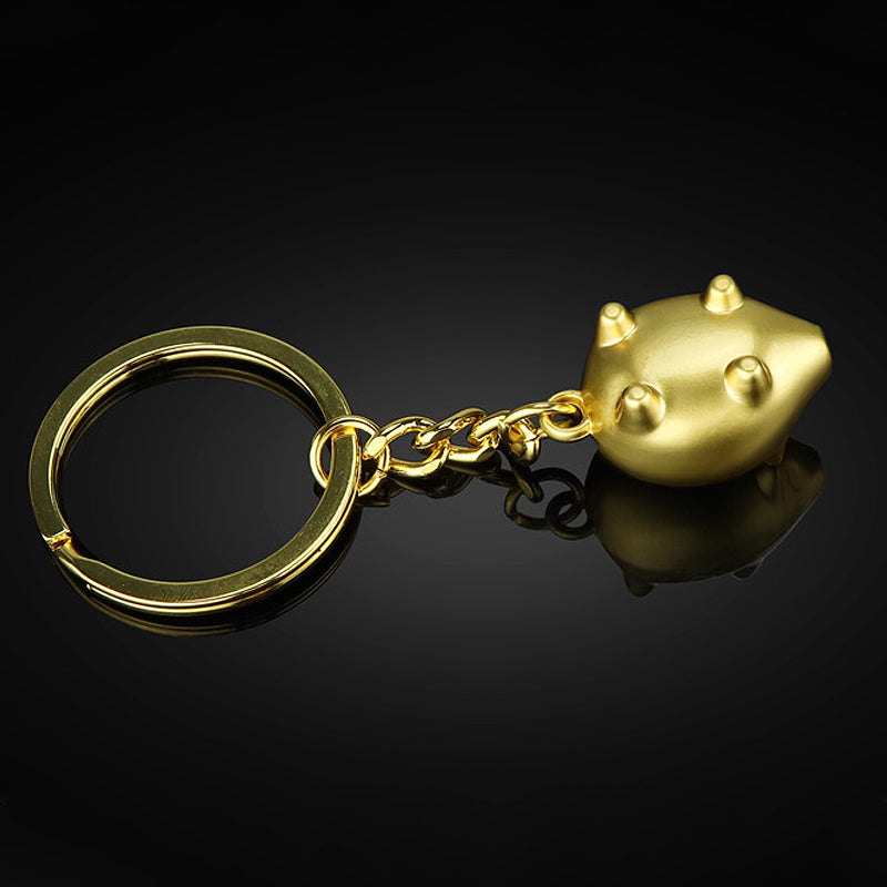 Golden Piggy Keychain