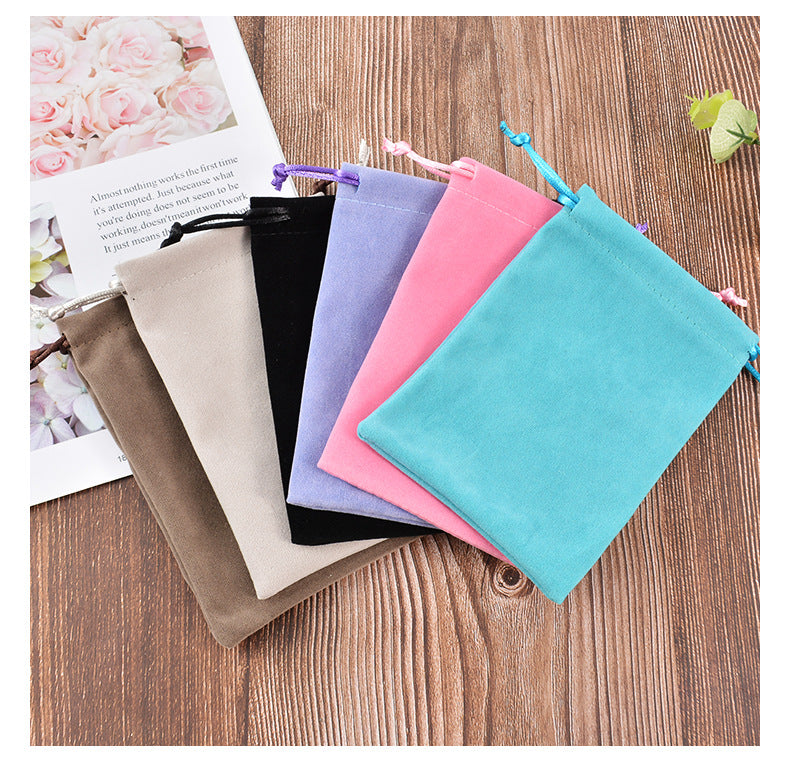4 x 6 Deluxe Drawstring Velvet Pouch