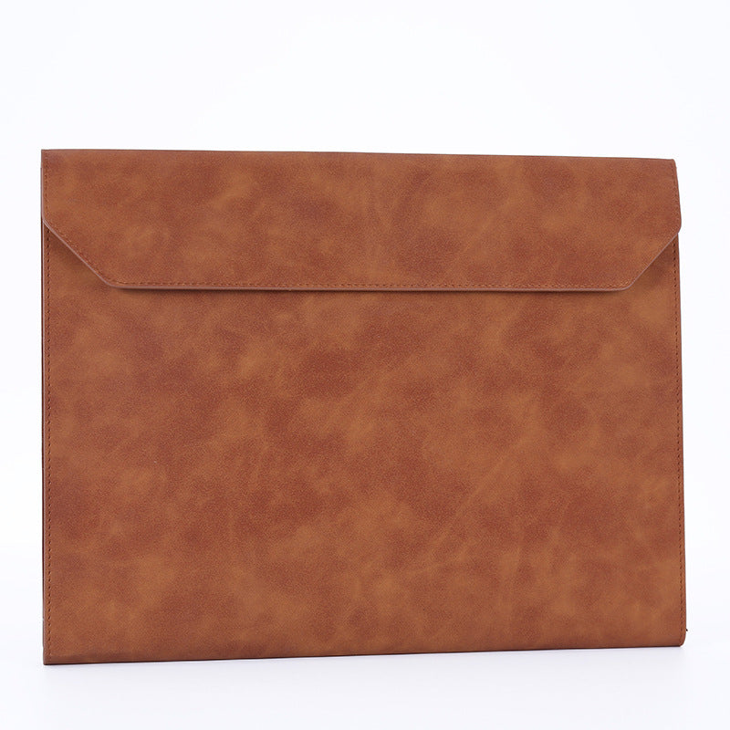 A4 PU Leather File Folder ?Large capacity Organizer Document Holder