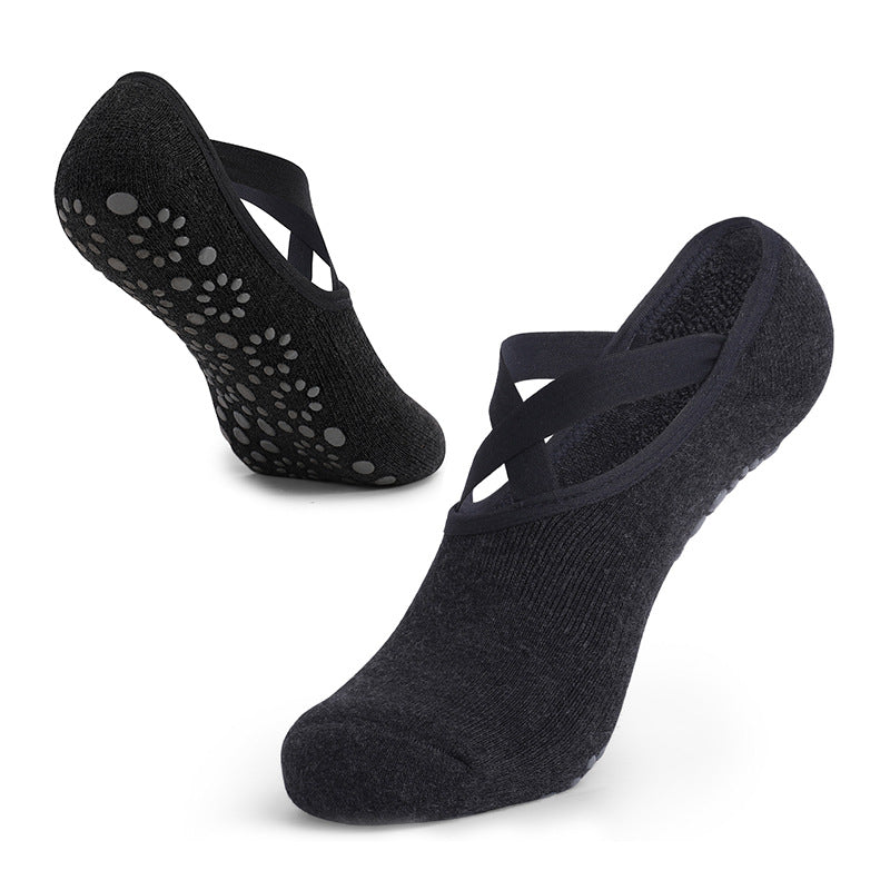 Yoga socks with Grips for Women Non-Slip Grip Socks for Pure Barre, Ballet, Dance, Workout, Hospital