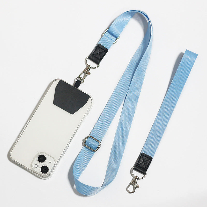 Nylon Phone Lanyard With 2 Pads Compatible With All Smart phone