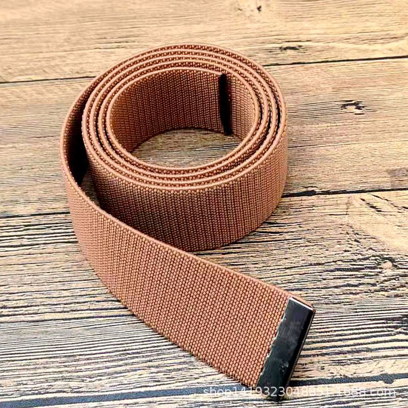 53" Weave Belt W/ Woven Label