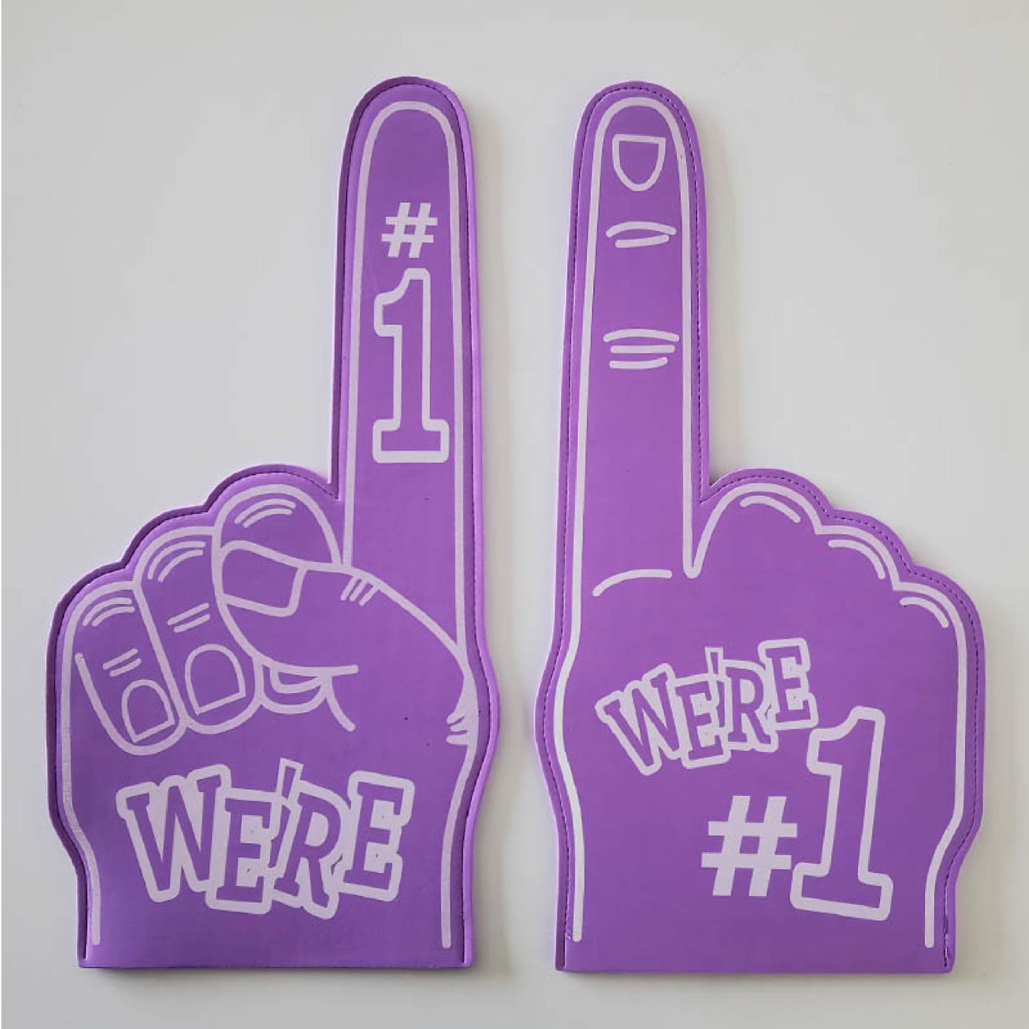 18" Eva Foam Finger for Sports Celebration Pom Poms Cheerleading Sports Fan Giant Foam Hand