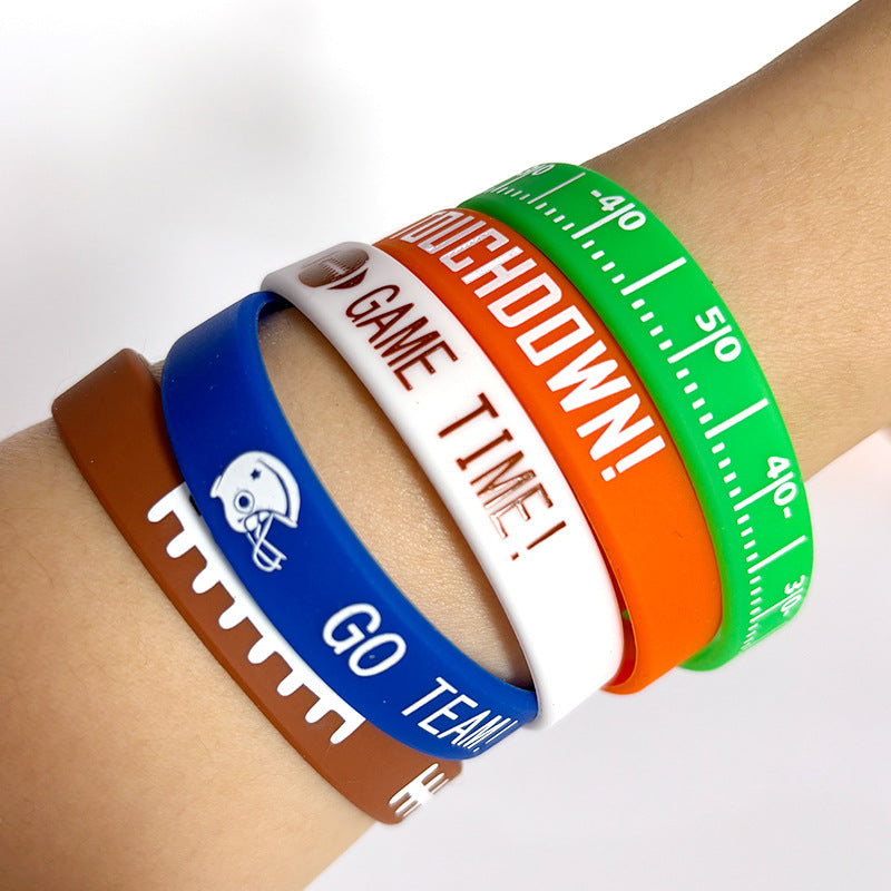 Custom Screen Printed Waterproof Silicone Bracelet