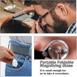 20X Jewelers Loupe Magnifier Keychain