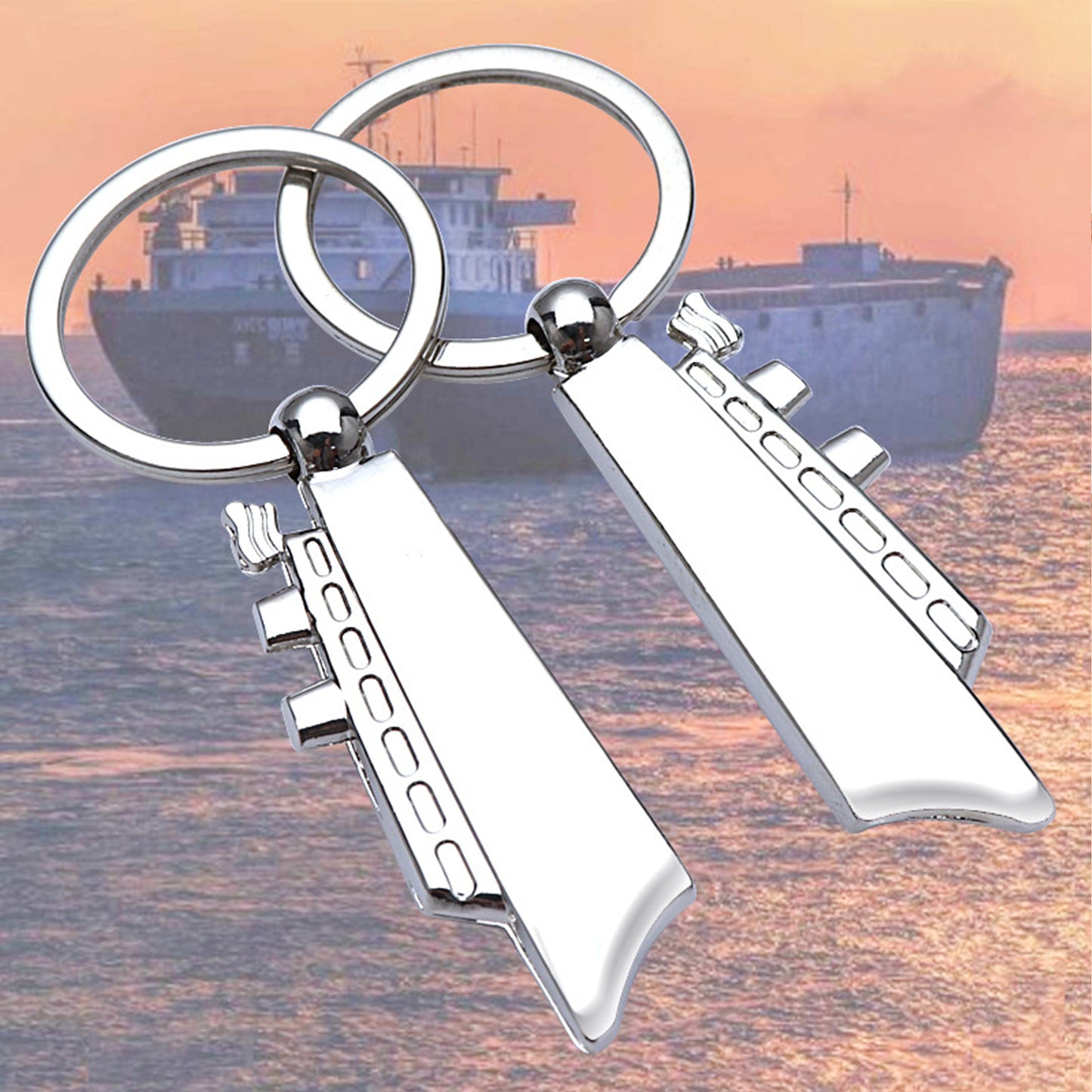 Mini Ship Shape Key Chain