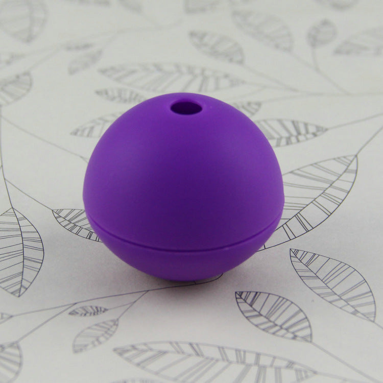 Single Sports Ball Ice Cube Molds Soccer Shaped Silicone Ice Ball Mold