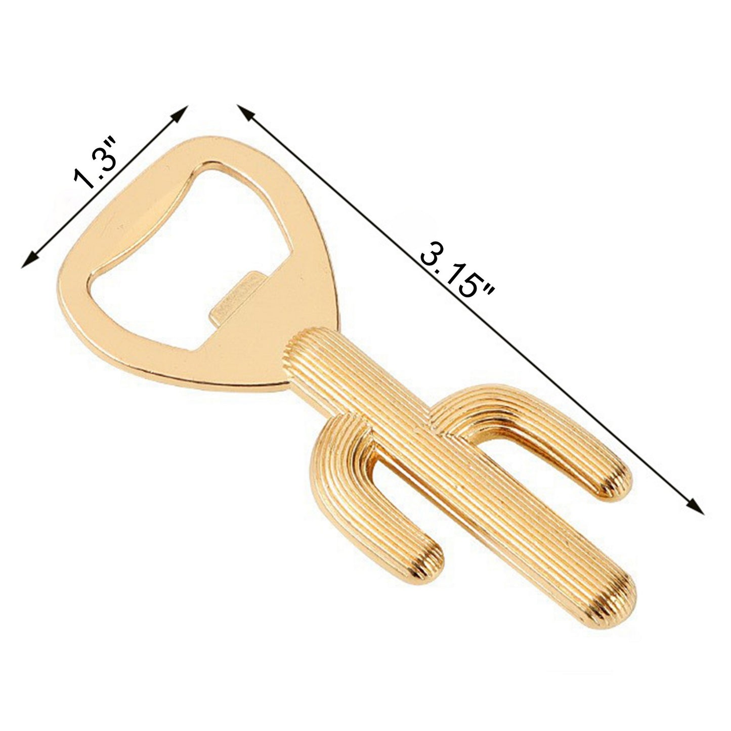 Metal Cactus Shaped Wine Opener Beer Bottle Opener