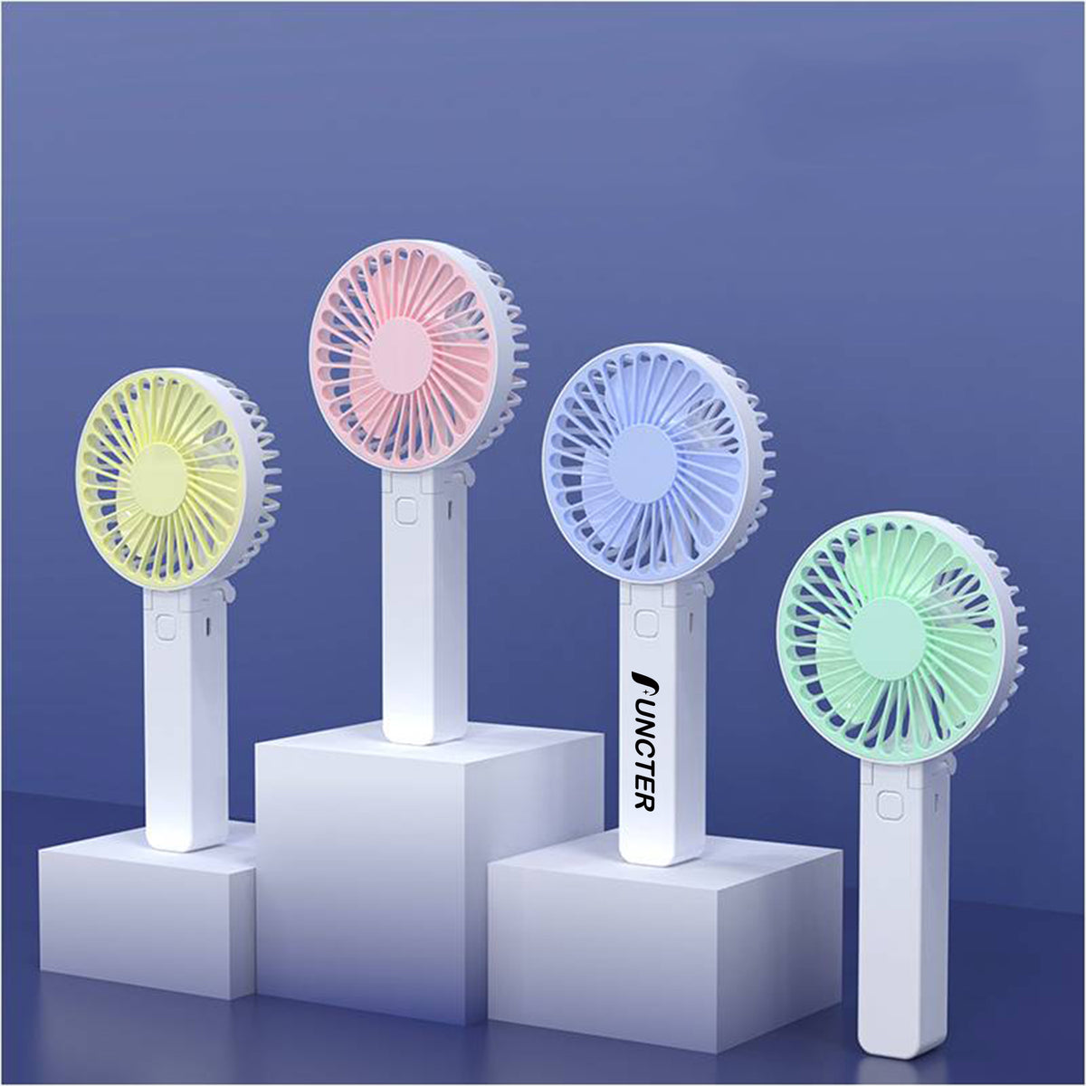 Portable Min Fan USB Desk Fan Small Personal Hand Fan W/3 Speed