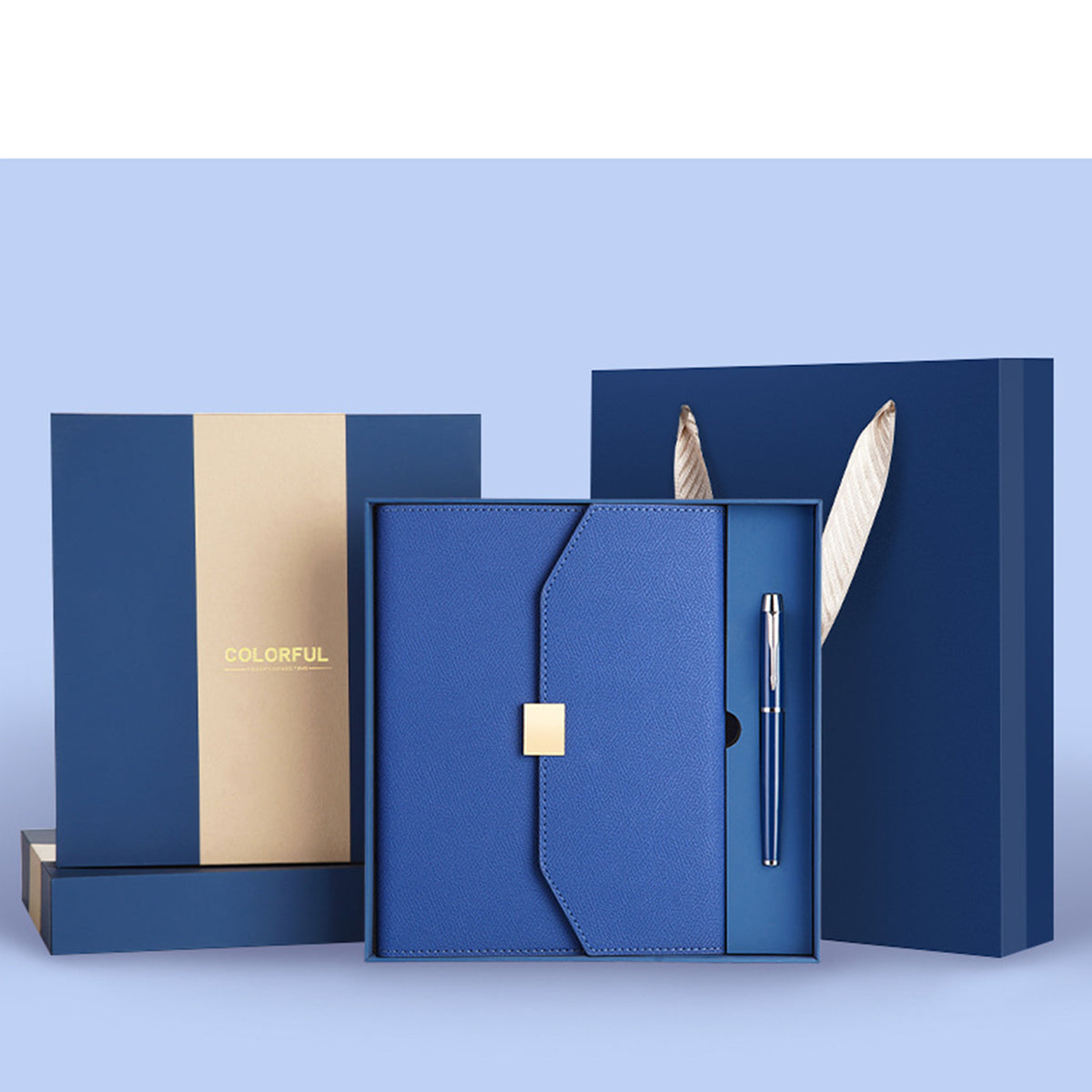 Multifunctional Loose-leaf A5 Notebook W/ Pen Packing Box