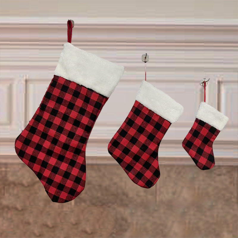 Burlap Stockings Christmas Hanging Decorations Tree Decor Xmas Party