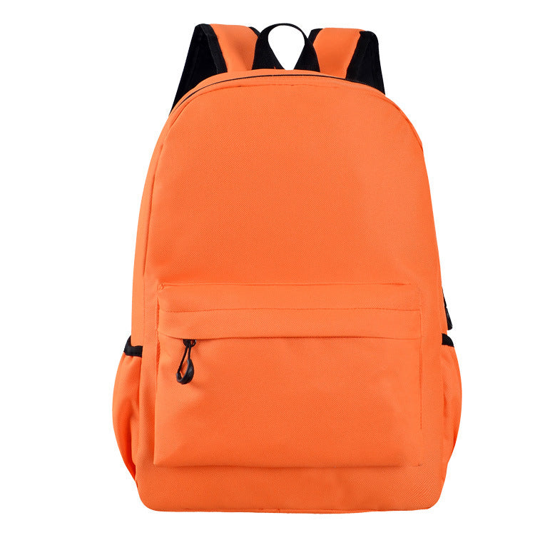 Pure Color Small Children School Backpack Shopping Bag Pupils Backpack
