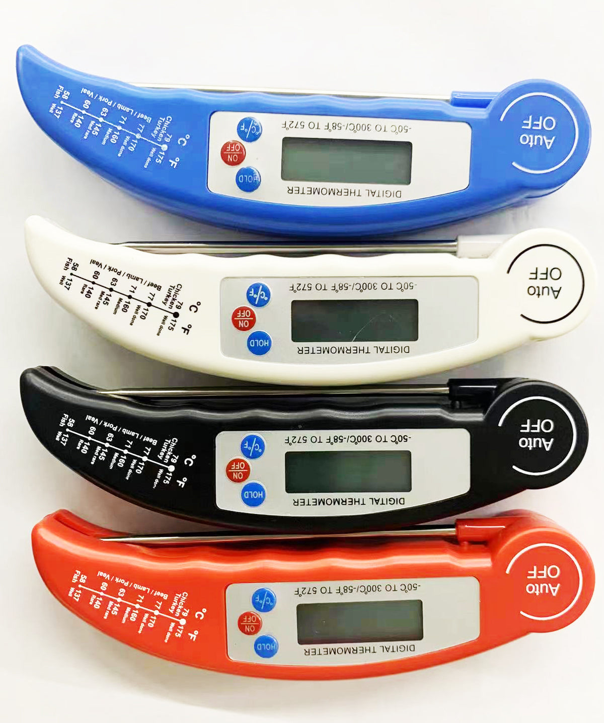 Digital Instant Read Cooking Thermometer W/ Degree Scale