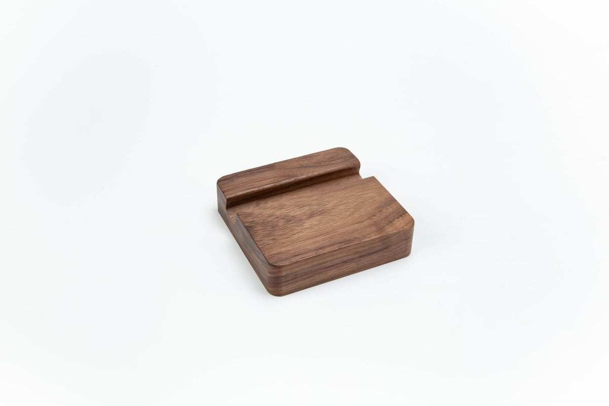 Black Walnut Wood One Side Using Phone Stand