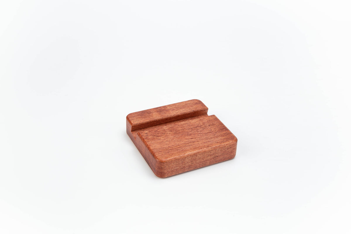 #882 Rosewood Cuboid Shape One Side Using Phone Stand
