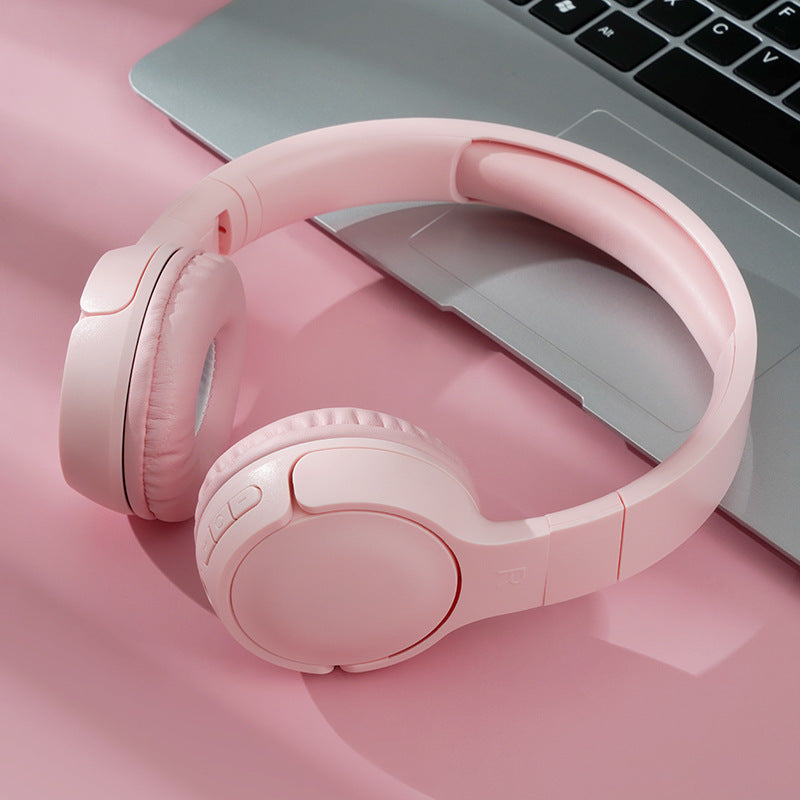 Foldable On Ear Stereo Wireless Headsets Earphone