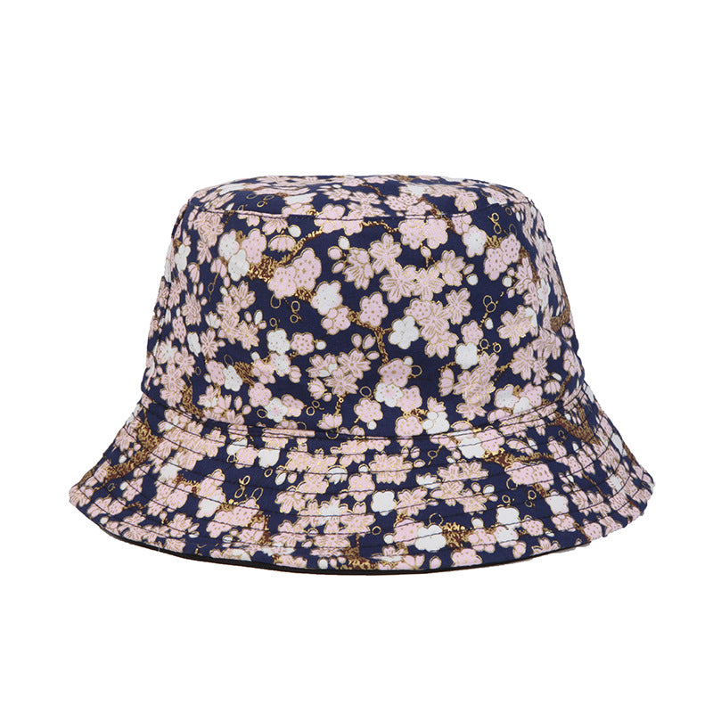 Flower Pattern #6 Sun Hat Breathable Basin Hat Beach Hat Fisherman Hat Bucket Hat