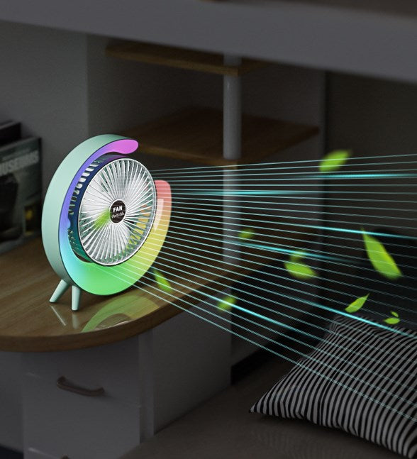 Mini Fan Portable Small Fan Desk Fan 3 Levels Wind Speed