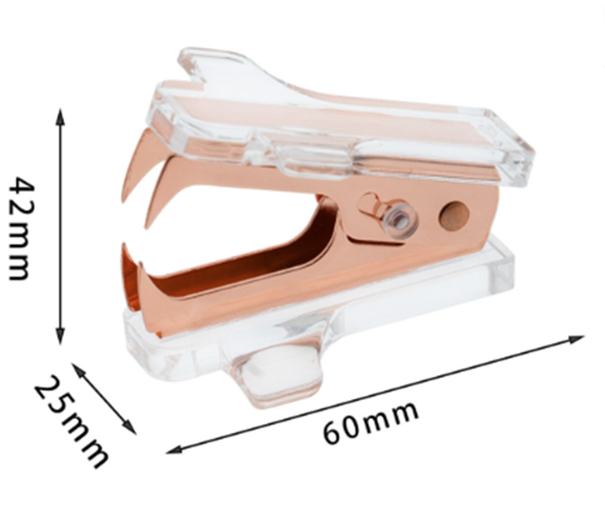 Airplane Shape Transparent Acrylic Office Using Staple Remover