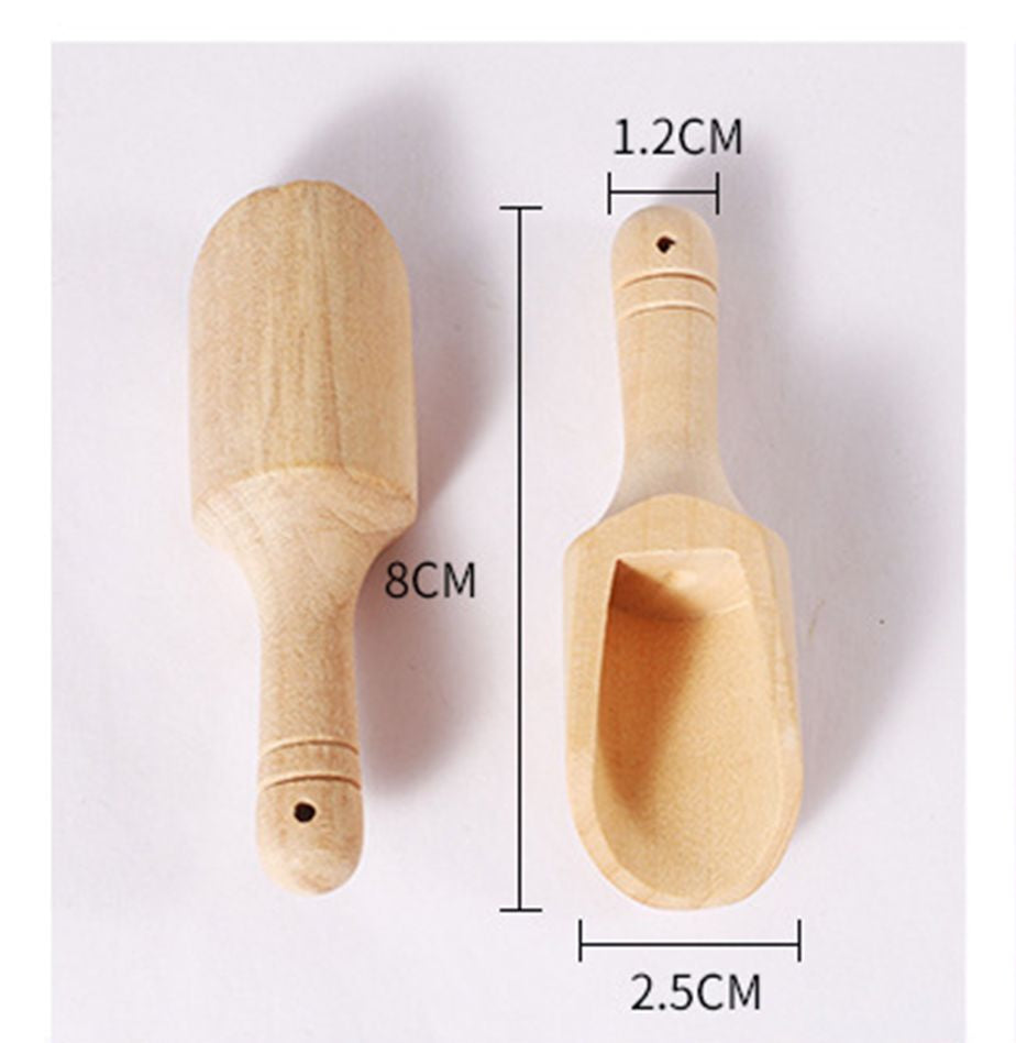 #7 Wood Measuring Milk Powder Spoon