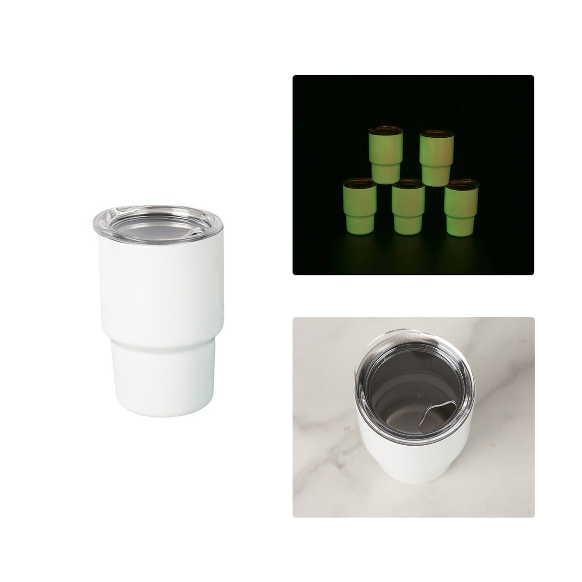 Stainless Steel Color Changing Cup 3 oz.