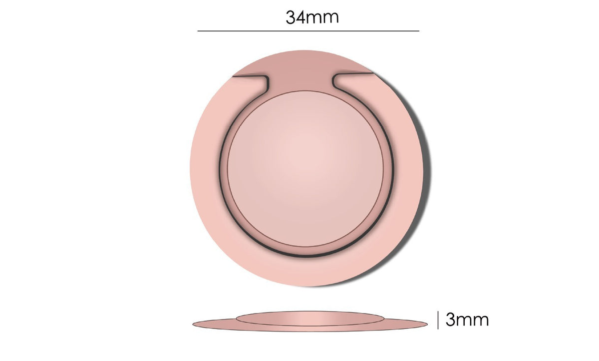 360° Rotation Ultrathin Adhesive Smart Phone Ring Grip Holder