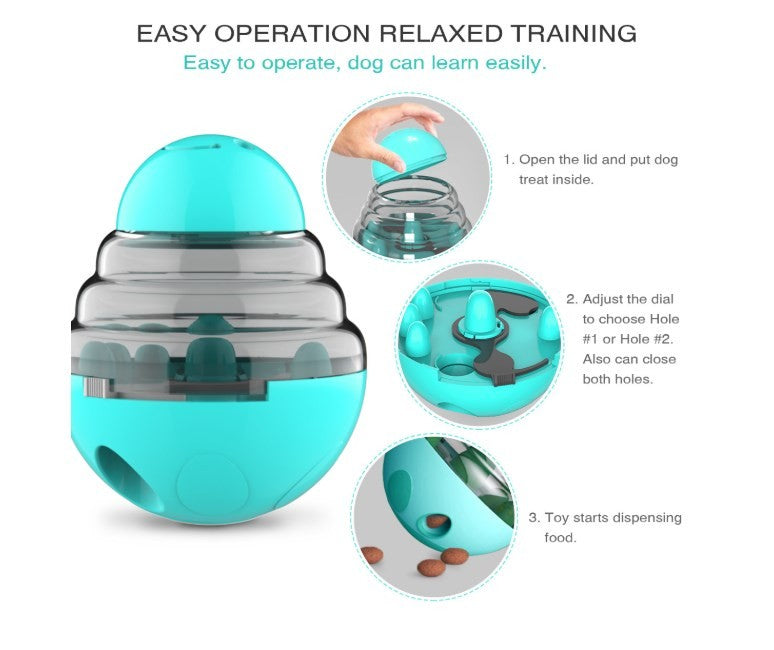 Pet Slow Feeder Ball Dog Treat Ball