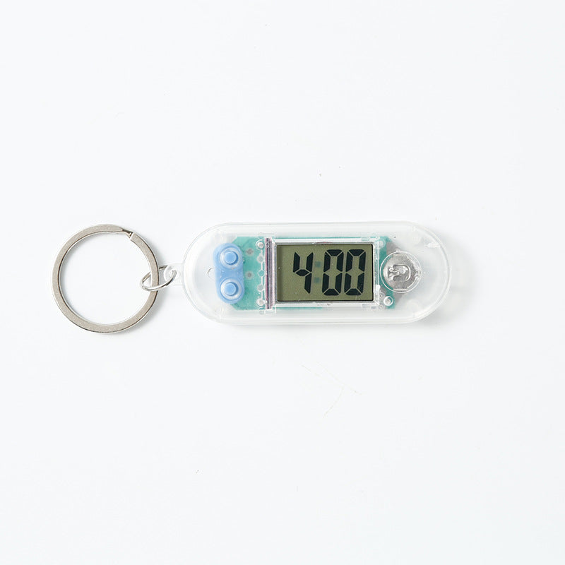 Mini Electronic Clock Keychain