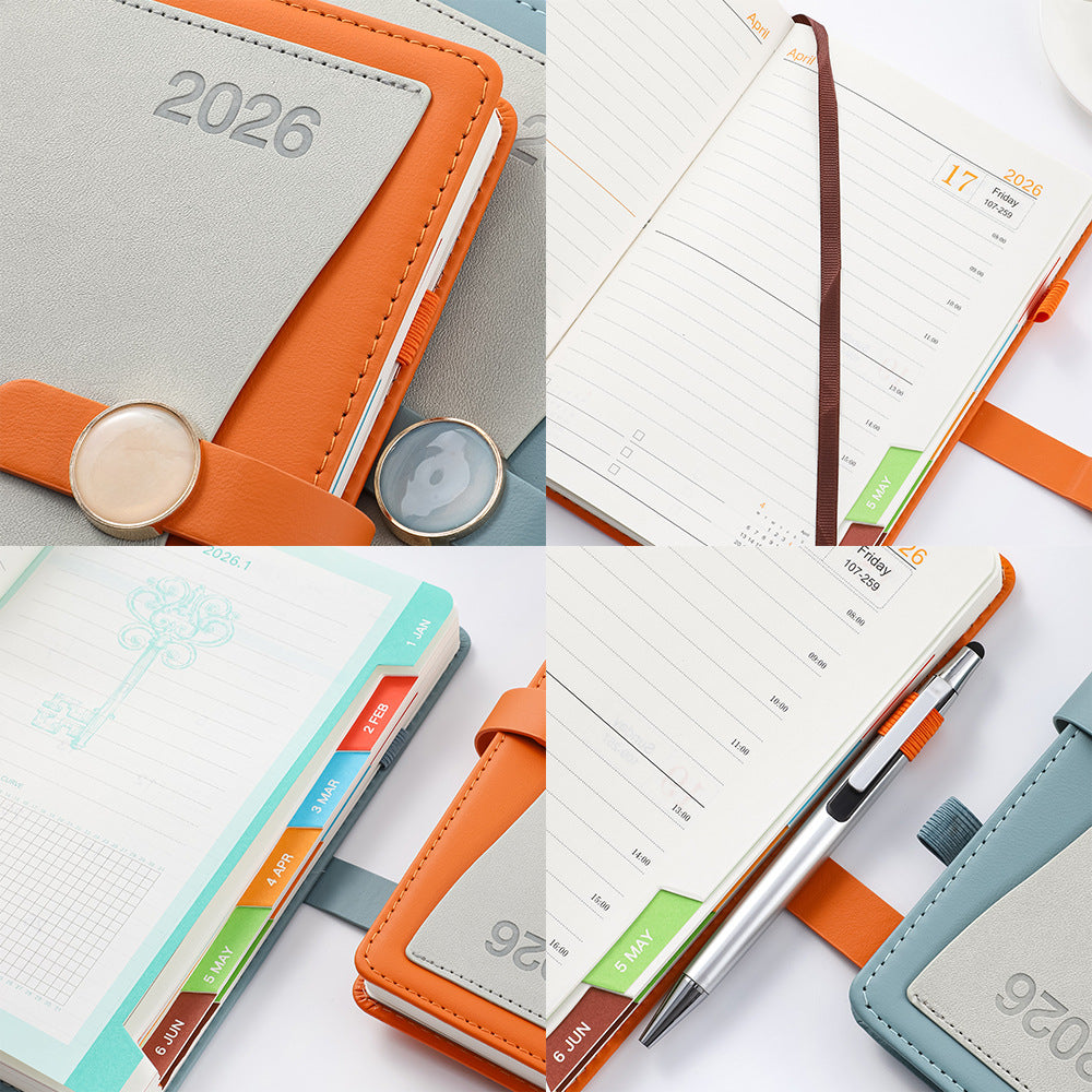 A5 Hardcover Leather Notebook