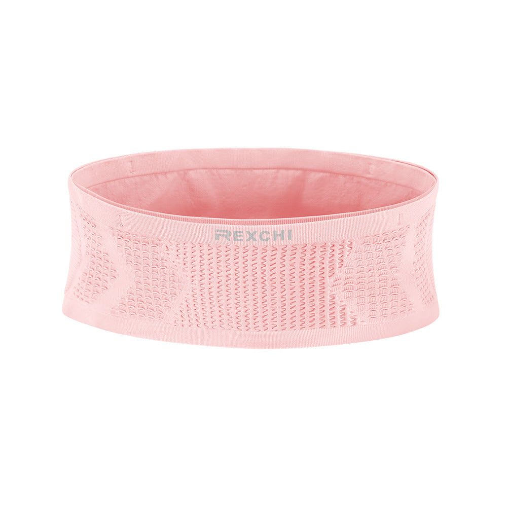 Multifunctional Knit Breathable Concealed Waist Bag For Women Men Outdoor Activities(L)