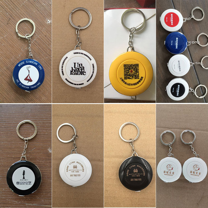 Mini Candy Retractable Tape Measure Keychain