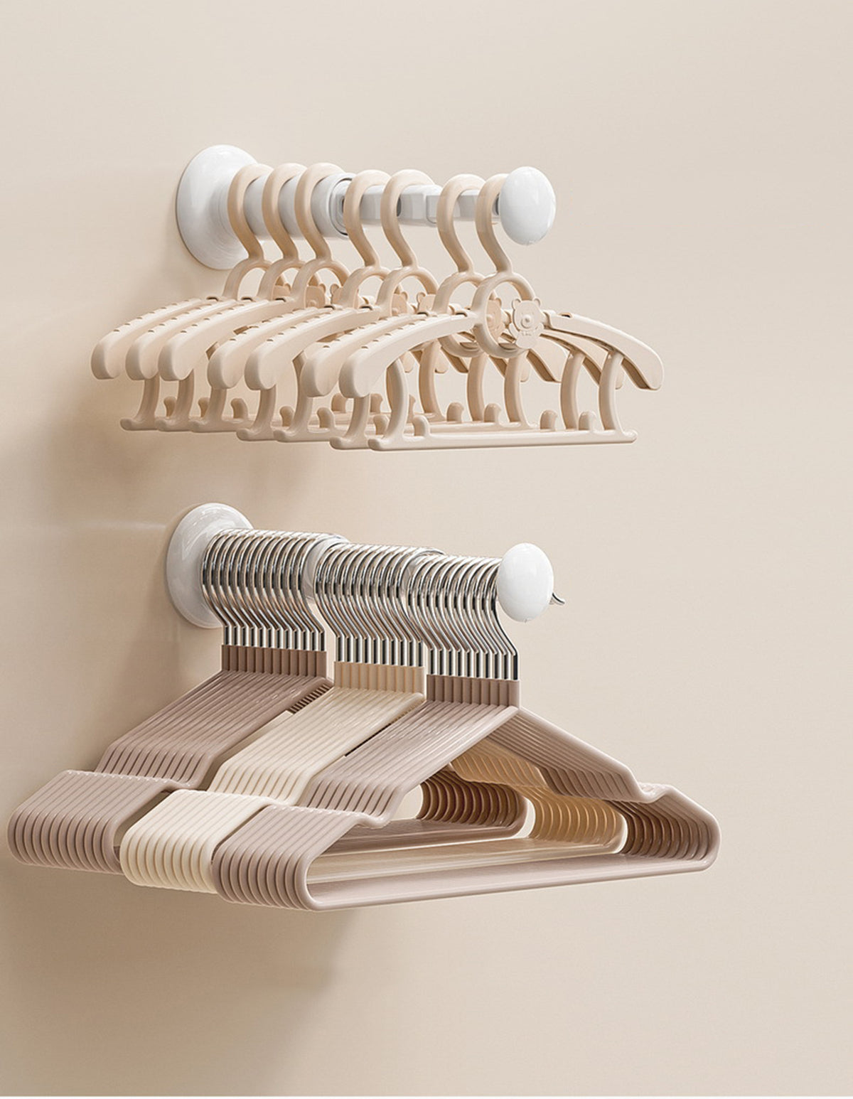 Adhesive Version Hanger Organizer Hanger Storage Rack