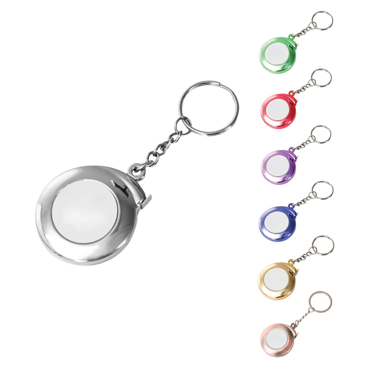2 - Metre Extended Mini Retractable Metric and Imperial Tape Measure with Keychain