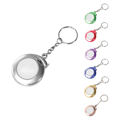 2 - Metre Extended Mini Retractable Metric and Imperial Tape Measure with Keychain