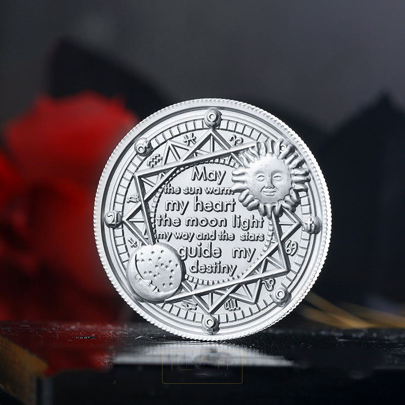 1.8" Round Commemorative Coins Challenge Coin-Dual color Paint Baking Process