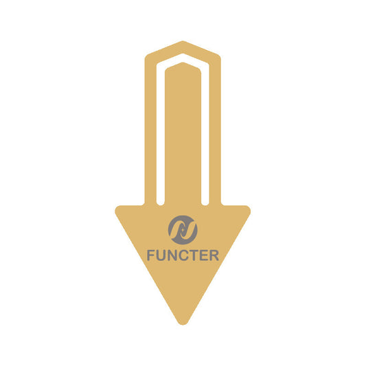 Arrow Shape Metal Bookmark Brass Bookmark Clip