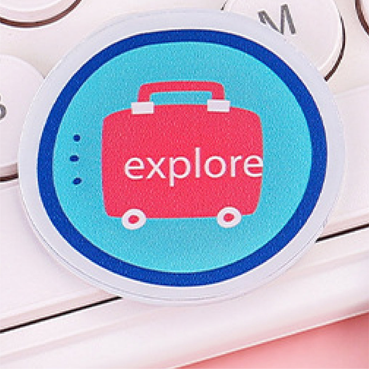 1" Round Shape Acrylic Magnet