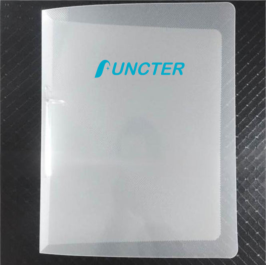 A4 Clear Hard Cover Round Ring Binders 2-Ring Binder Document Folder