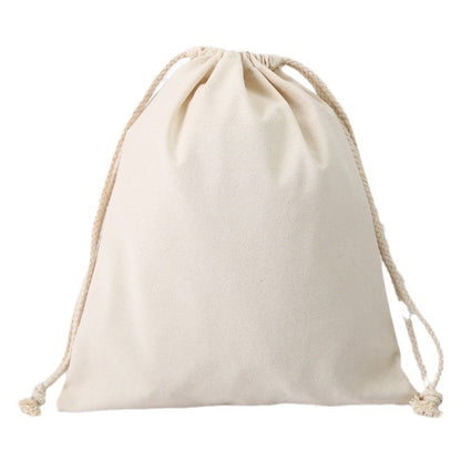 Custom 15.8" X 15.8" 8 Oz Cotton Canvas Cloth Drawstring Bags Jewelry Wedding Candy Gift Bags