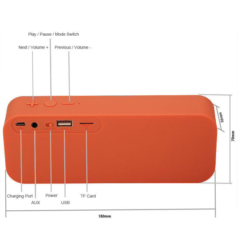 Deep Bass Stereo Wireless Speaker