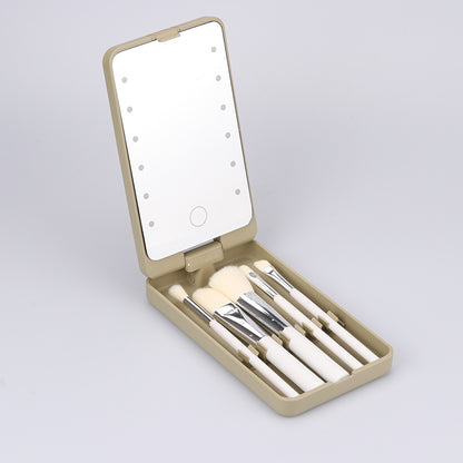 Portable Folding LED Make-up Mirror Box