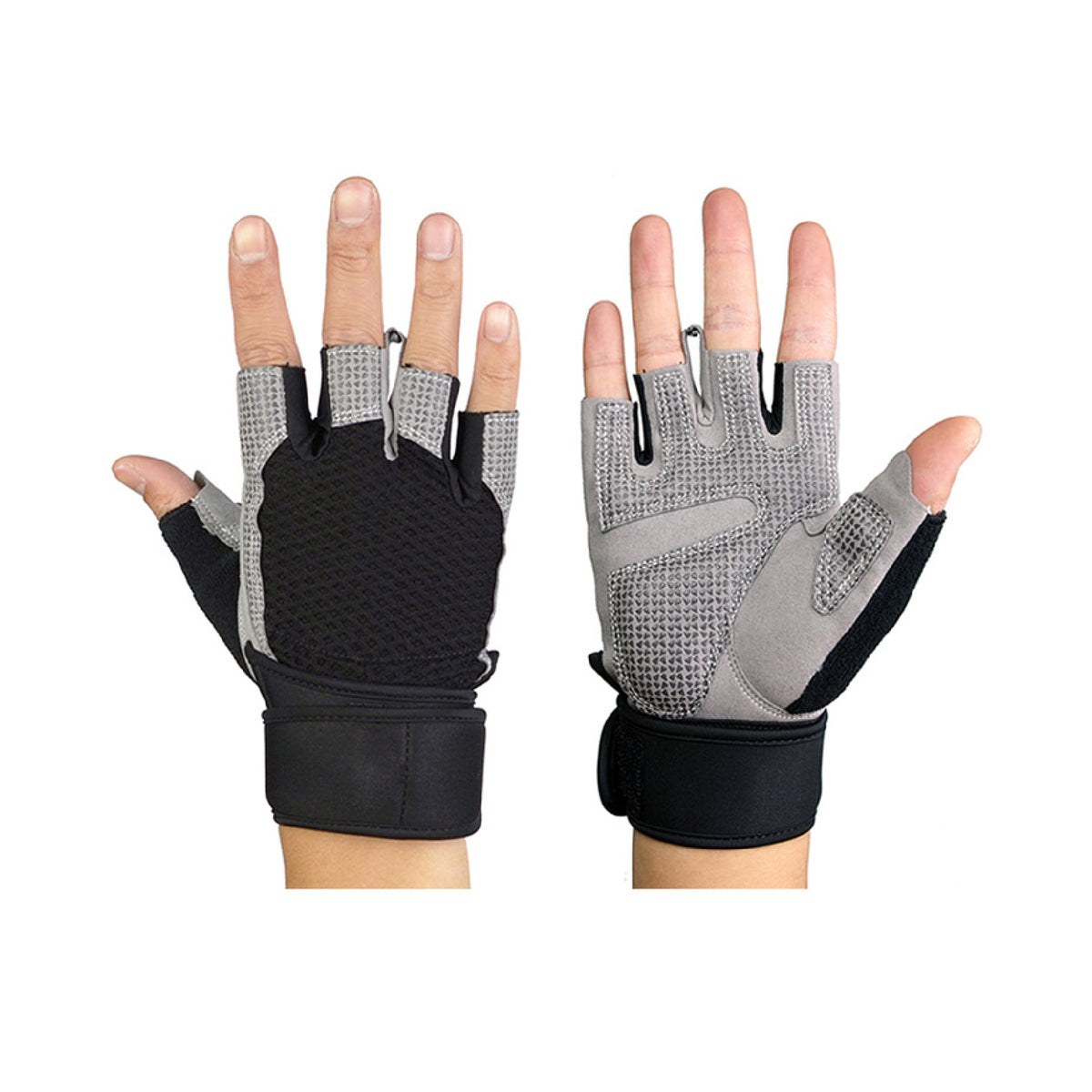 Gym Gloves Training Half Finger Gloves for Man & Woman with Cushion Pad Wrister