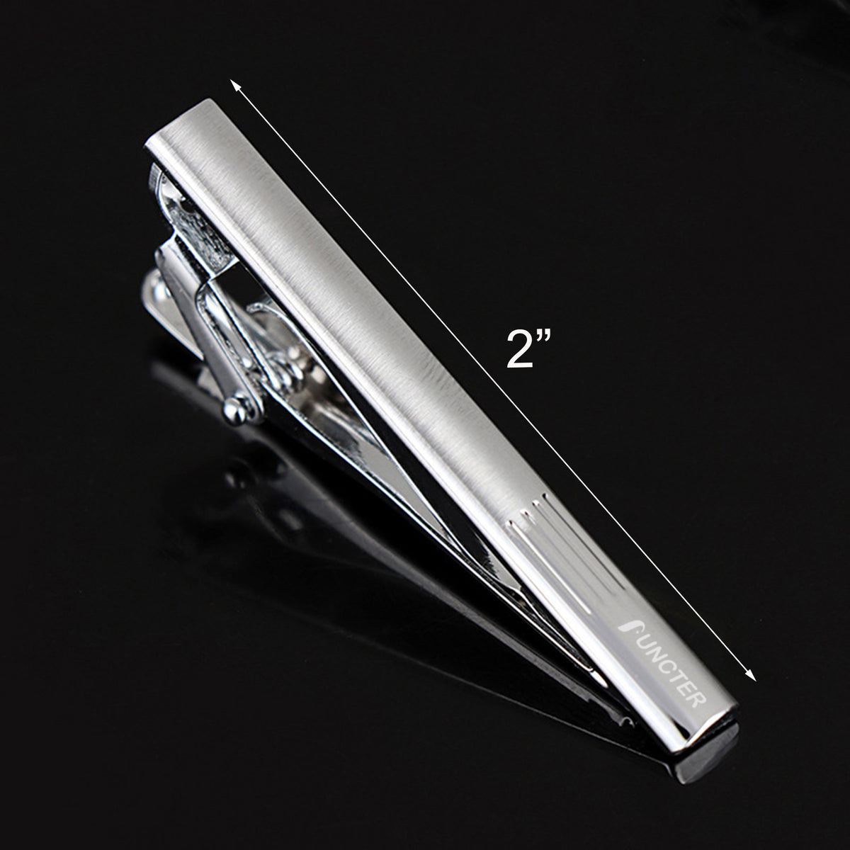 2" L Necktie Clip Tie Bar for Men's Skiny Necktie-#7