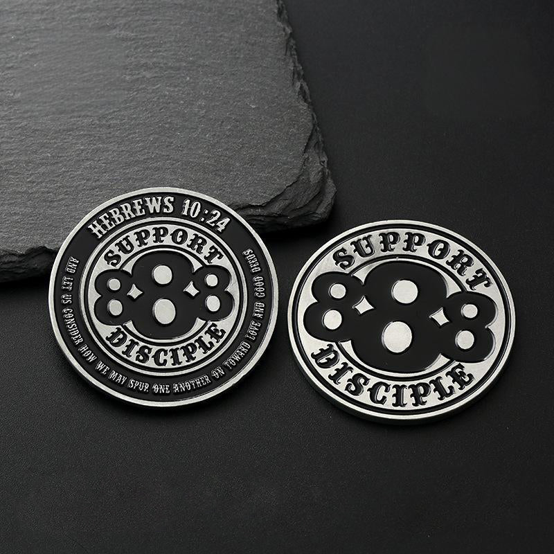 1.8" Fully Customized Metal Challenge Coin Round Commemorative Coins