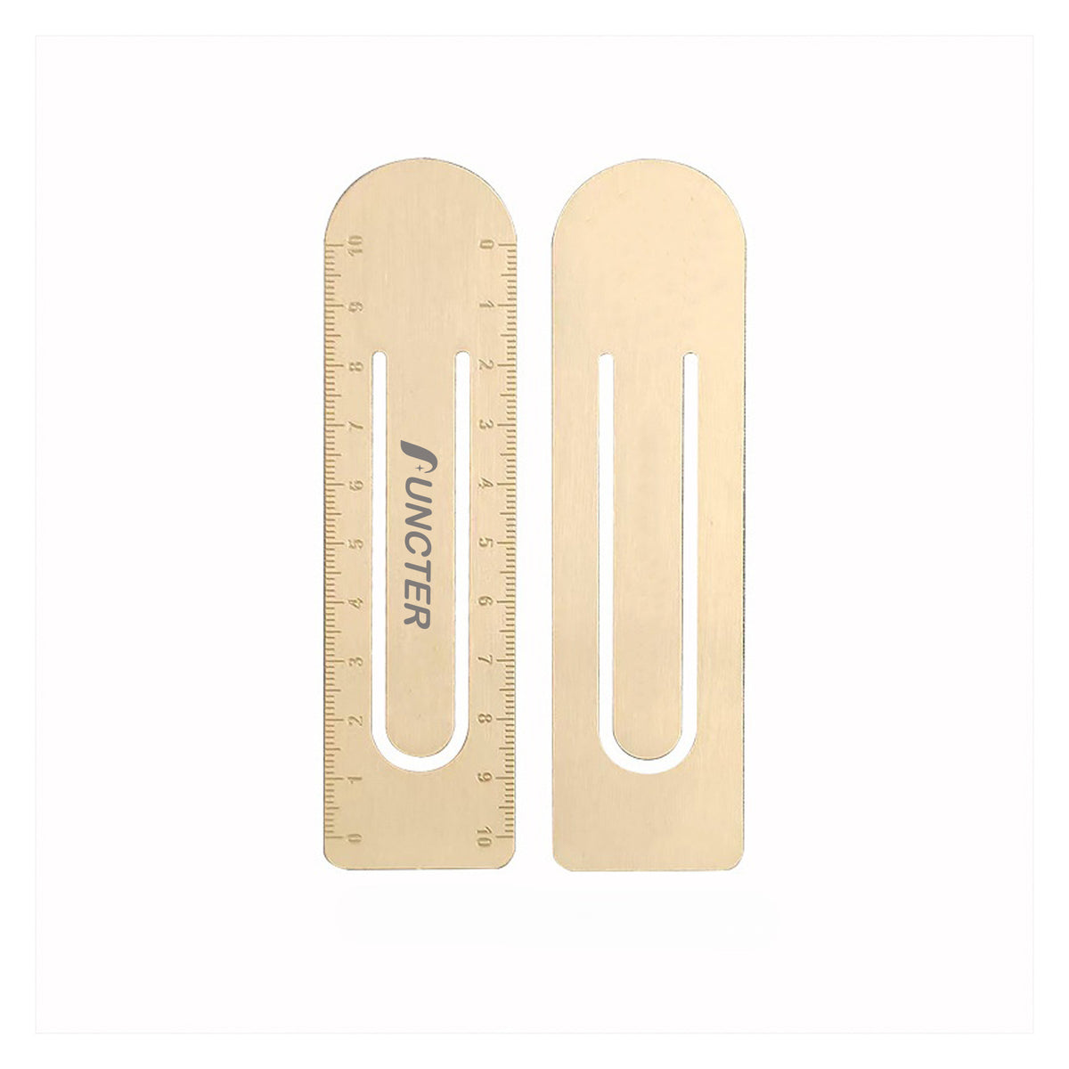 Metal Bookmark With Ruler Scale